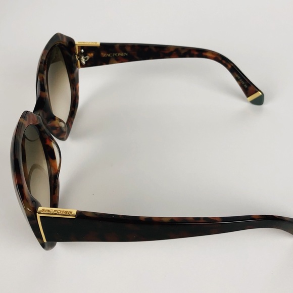 ZAC POSEN INGRID BROWN SUNGLASSES - Picture 7 of 8